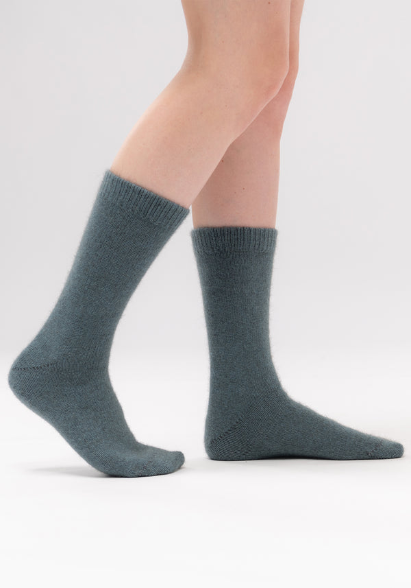 Possum/Merino/Silk Socks - Unisex - Fine Merino Wool, Brushtail Possum Fibre, Silk Blend - Made in New Zealand