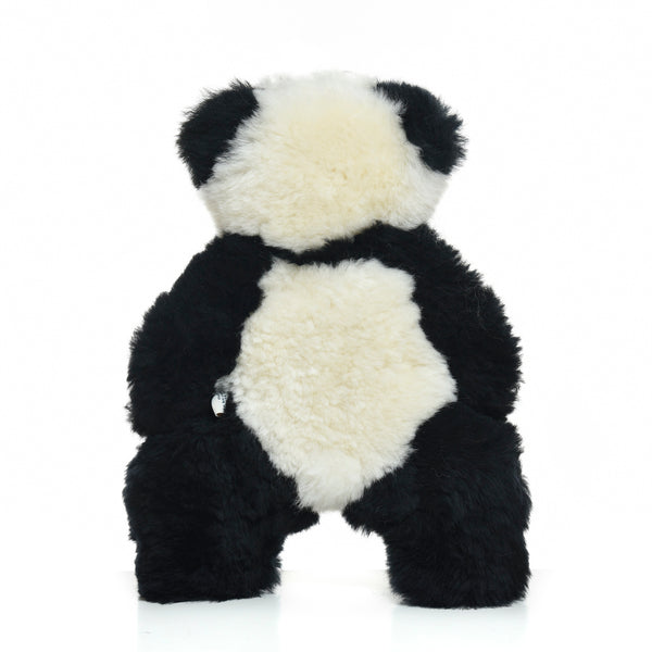 BeiBei the Giant Panda Bear - Sheepskin Toy for Babies - 100% Premium Soft Australian Lambskin
