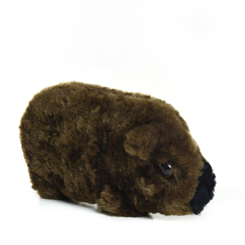 Pat the Wombat - Sheepskin Toy for Babies - 100% Premium Soft Australian Lambskin