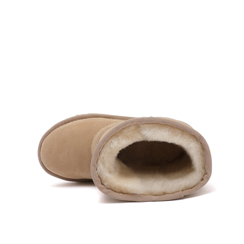 Byron Toddler UGG Boots - 100% Genuine A-Grade Australian Sheepskin For Little Kids (Age 0-7)