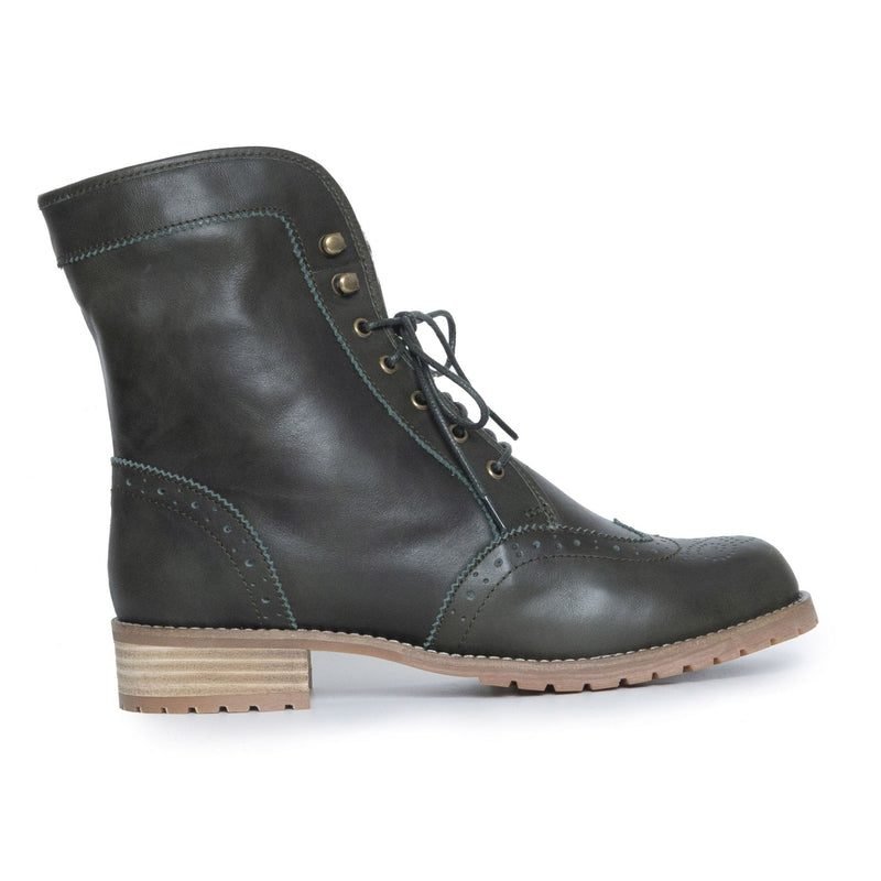 Alice - Lace-up Leather Boot