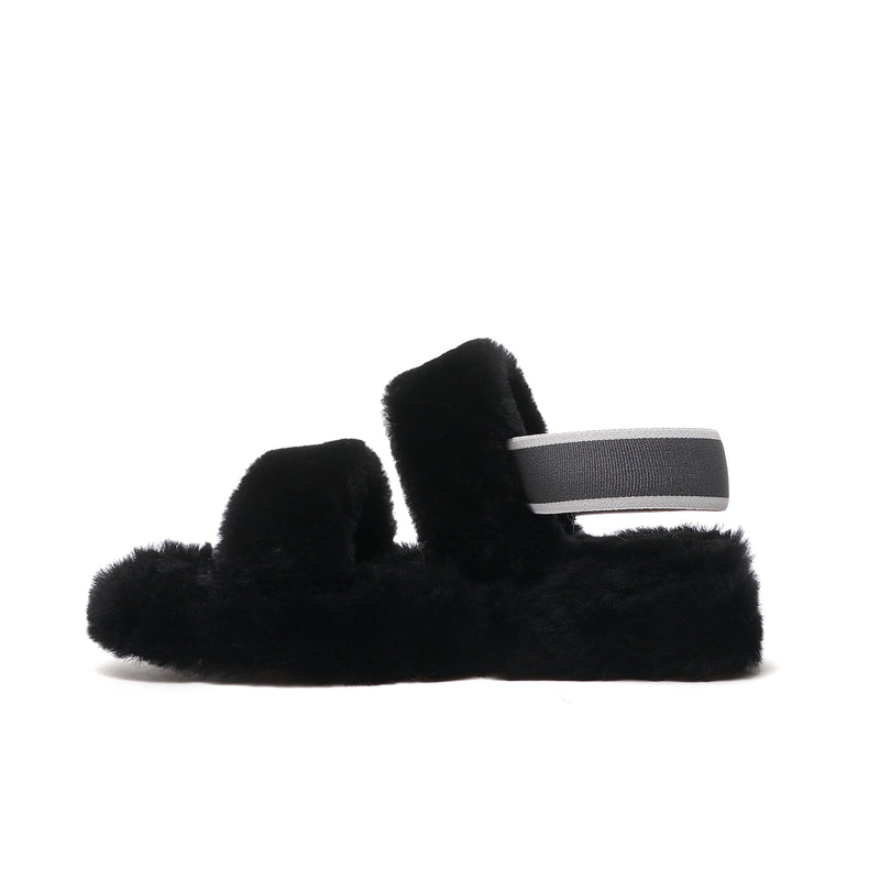 Gen - Australian Sheepskin Women's Sandals - Elastic Strap