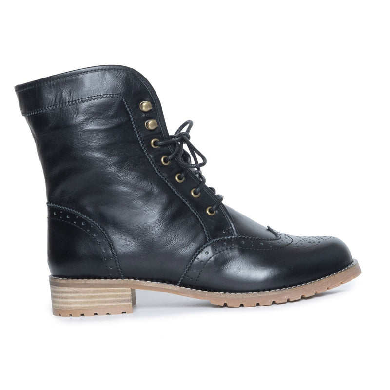 Alice - Lace-up Leather Boot