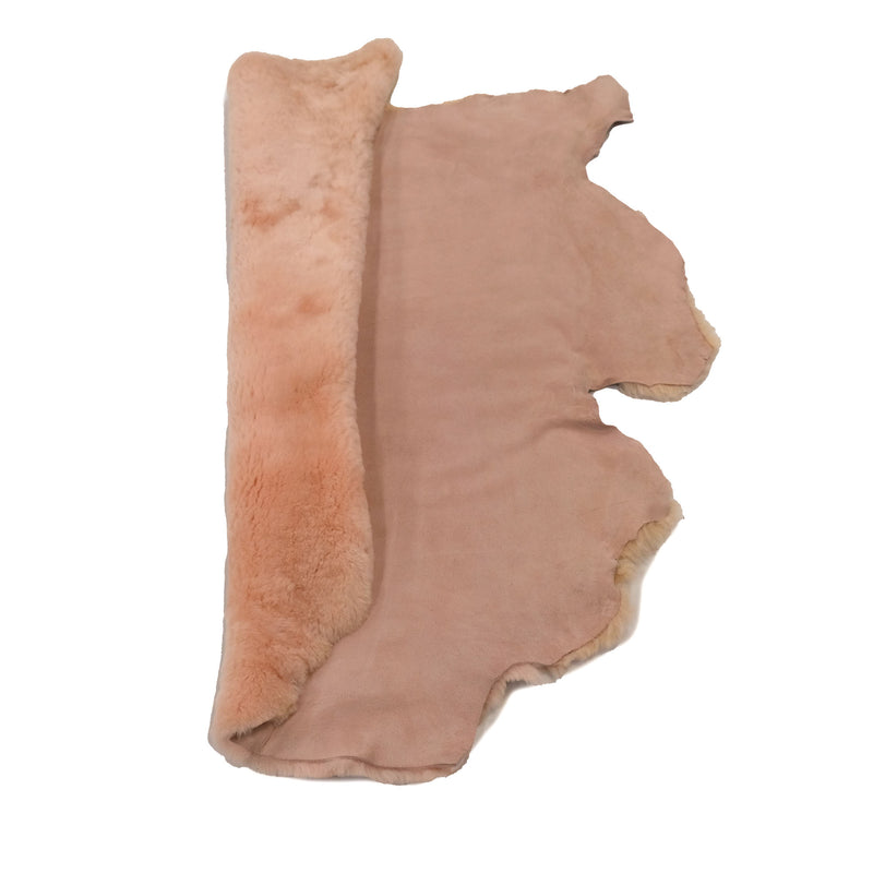 Pink - Double-face Sheepskin Hides - 100% Natural Australian Merino Sheepskin Rug