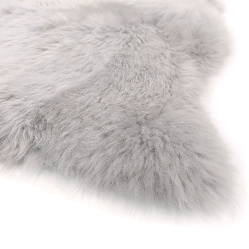 Cloudy Grey - XXL - Long Wool Sheepskin Rug - Australian Merino Sheepskin
