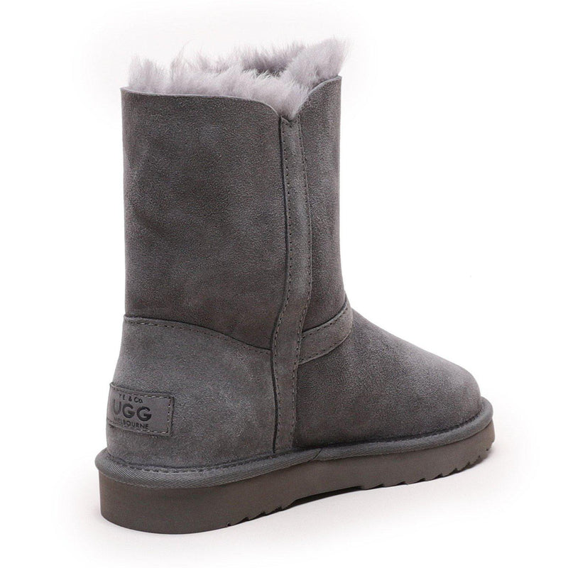 Hope - Classic Button Women's UGG Boot - Premium Australian Merino Sheepskin-Footwear-Y.E. & CO-Yellow Earth Australia
