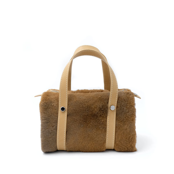 Kangaroo Fur Bag with Fittings - Genuine Kangaroo Fur Bag - 100% Australian Made