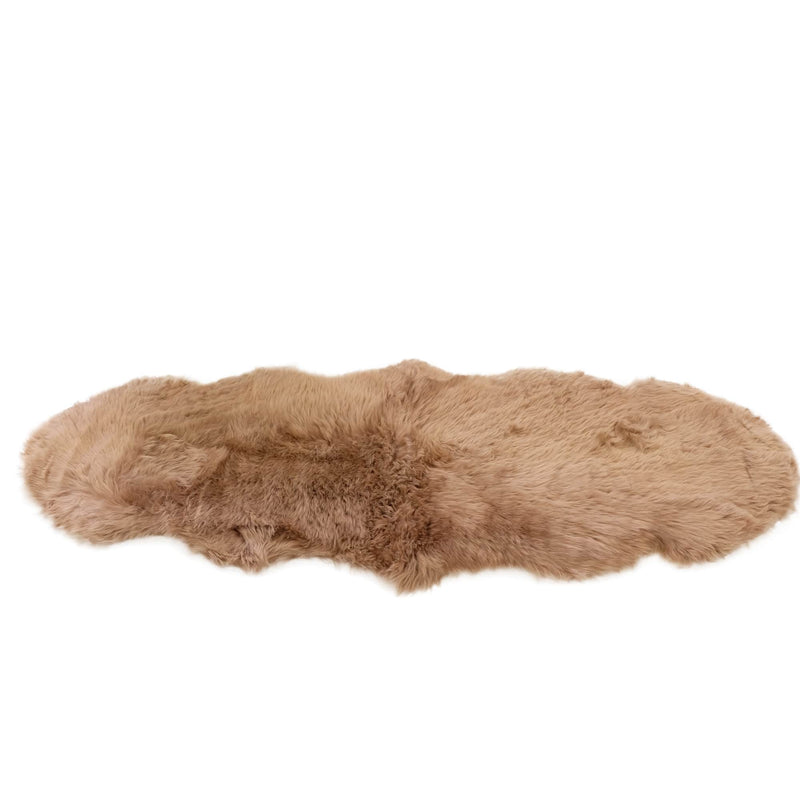 Toffee - Double Length (180 x 65cm) - Long Wool Sheepskin Rug - Australian Merino Sheepskin